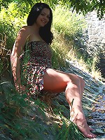 This extra busty teen can have any man she wants in Dorf, but today she`s all alone and more than happy to take care of her sexual desires all by herself.