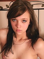 Barely 18 Denise posing nude for the first time