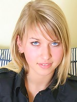 Pretty blonde girl gives head and gets fucked