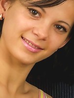 Sexy amateur brunette posing