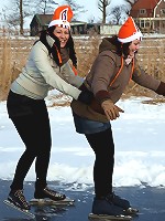 Daring teenage girls