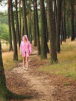 Hiking teen honey