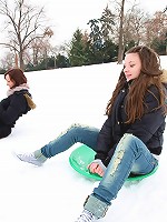 Fingering her cute teenage friend