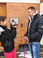 Sticking his boner inside a teen