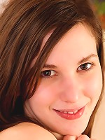 Toothbrush inserted in tight cunt