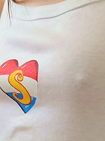 Brunette sweetie massages snatch