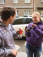 Horny couple recording their sex