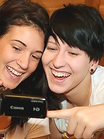 Getting her horny friend on tape