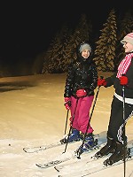 Horny lesbians at the ski resort