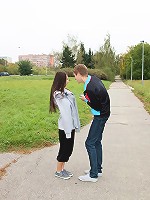 Cutie banging the fitness trainer