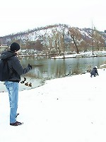 Erotic teenager snorkeling boner