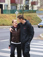 Dude banging her teen brains out