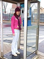 Horny lesbian fingering her cunt