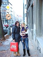 Dog walking lesbian teen sweeties