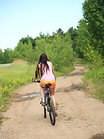 Amazing teen girl pleasures body