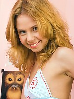 Socks loving babe caresses cooter