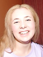 Teenage babe with a fluffy animal