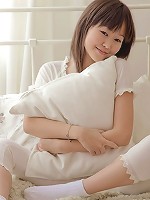 Asian nude teenager strokes muff