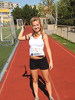 Sport loving teenager masturbates