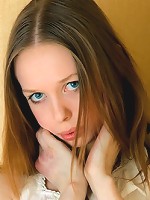 Innocent looking teenager petting