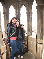 Lesbian beauties enjoy massaging