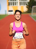 An active teenage hottie playing