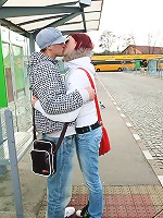 Redhead screwed by a massive cock