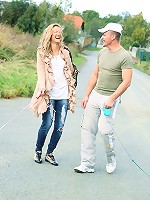 Lucky guy drilling a teen beauty