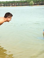 Dude nailing a hot teenage diver