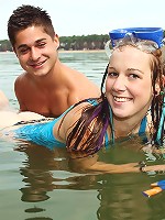 Dude nailing a hot teenage diver