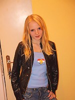 Young teenage cutie in the shower