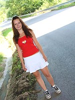 Masturbating under a large bridge