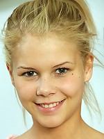 Sweetie having fun in locker room