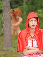 Cute red riding hood fucked hard