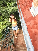 Sexy teenage public roof screwing