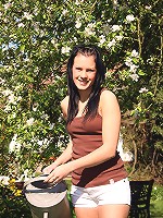 Teenage babe outdoor masturbation