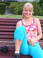 Teen having a facial in Amsterdam