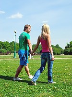 Teenie blonde gets anally fucked