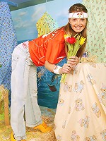 Dutch teen cutie toying her pussy