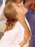 Teenie gets fucked by a handyman