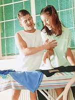 Teeny beauty gets it all the way