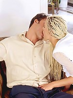 Horny teenage girl loves his dick