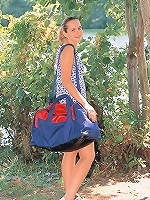 Petite teenage girl masturbating