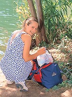 Petite teenage girl masturbating