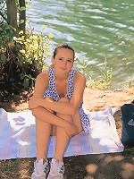 Petite teenage girl masturbating