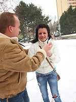 Snow shoveling chap screws beauty