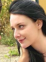 Attractive horny brunette nailed