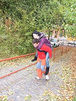 Guy ejaculating on her bare back