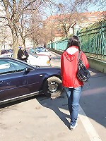 Cutie fucking and jerking pecker