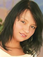 Horny brunette at the public pool